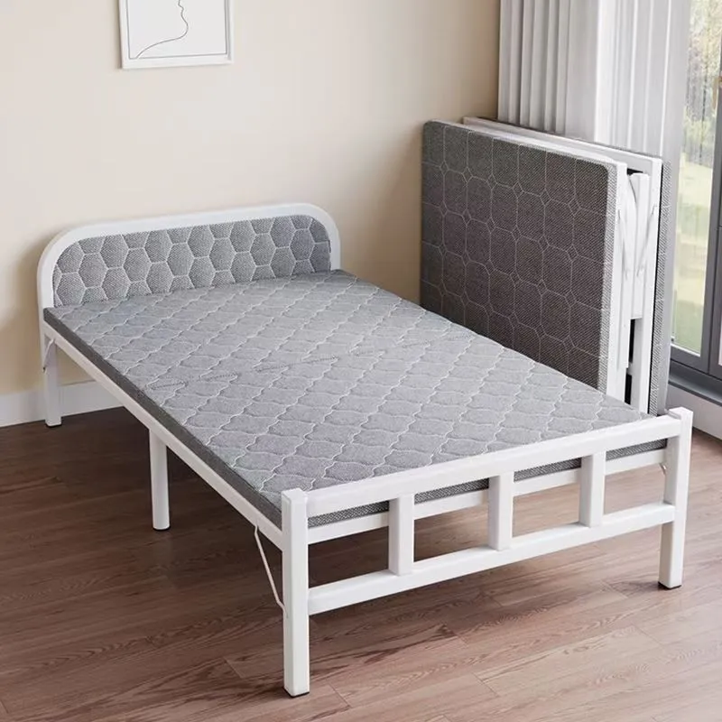 Outdoor Furniture Iron - Single Folding Bed Outdoor Wrought Iron