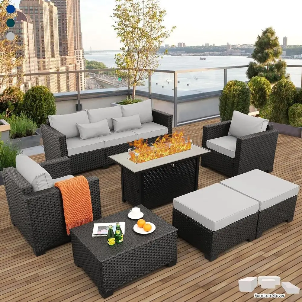 Outdoor Furniture With Fire Pit Table - 45 Outdoor Patio Furniture Set with