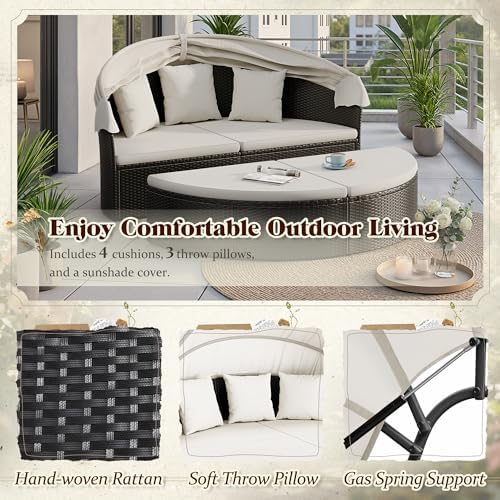 Patio Furniture Outdoor Round  - Outdoor Daybed Furniture ulasan dan harga