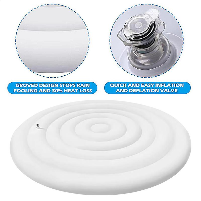 Round Lid Hot Tub Windproof Co - Inflatable Hot Tub ulasan dan harga