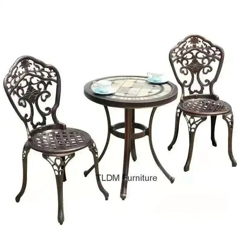 Urniture Set Outdoor Leisure C - Outdoor Furniture Iron ulasan dan harga