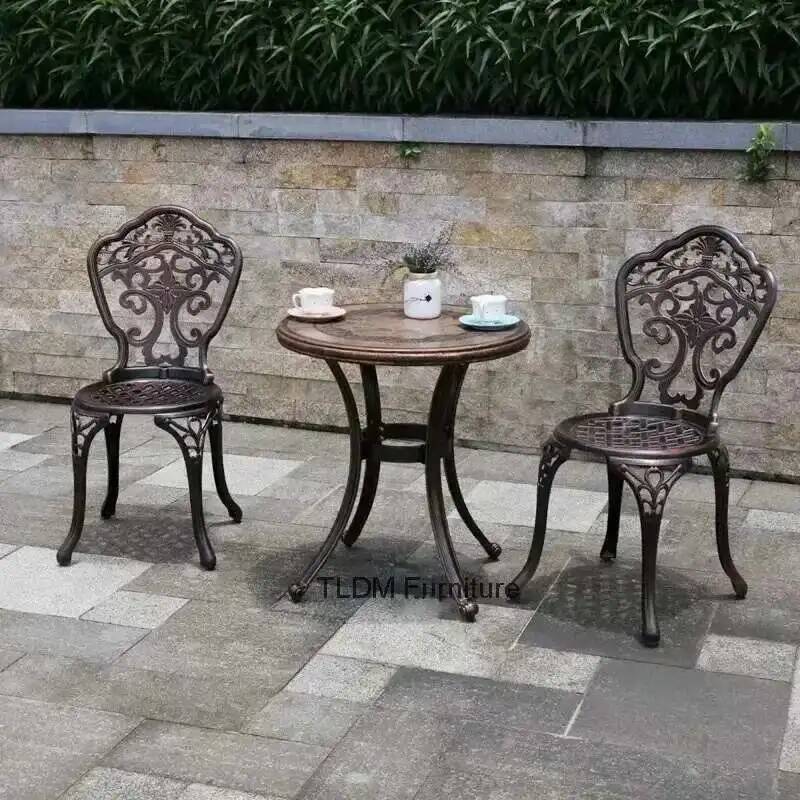 Urniture Set Outdoor Leisure C - Outdoor Furniture Iron ulasan dan harga