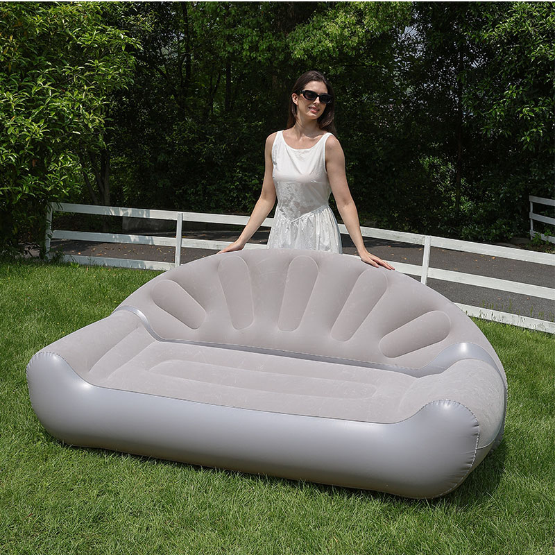 Fan Shaped Inflatable Sofa 2 P - Outdoor Furniture Lounge Chair ulasan dan harga