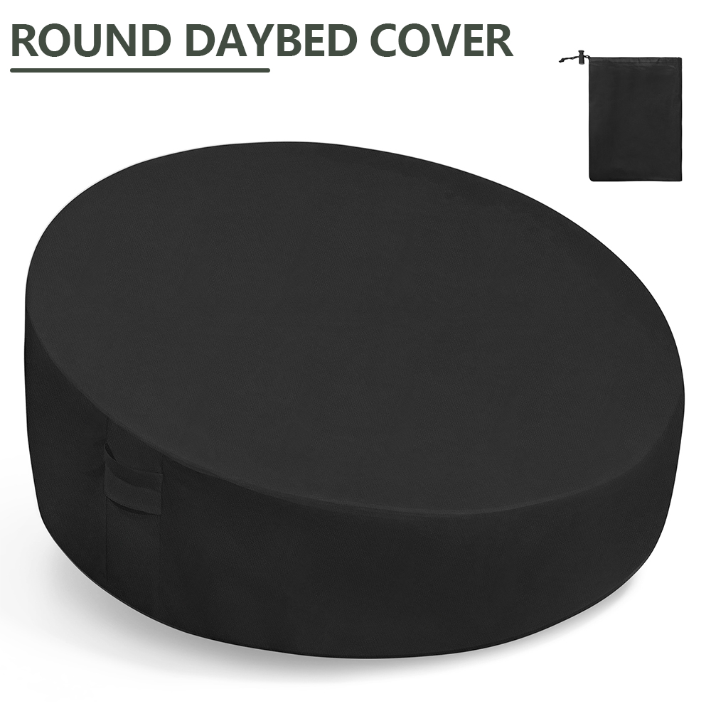 Round Daybed Cover 210D Waterp - Outdoor Daybed Furniture ulasan dan harga