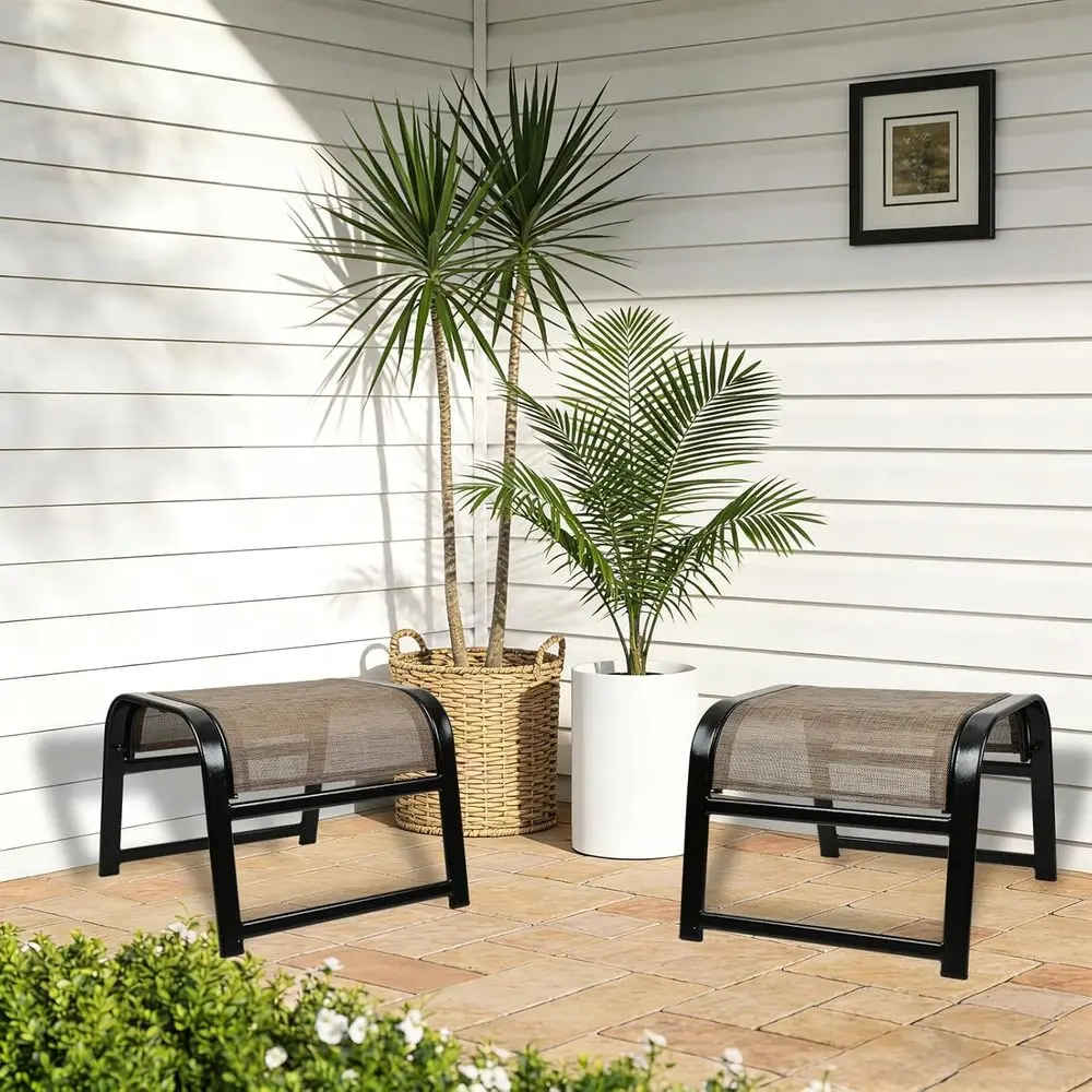 Patio Ottoman Set, Outdoor 2-P - Outdoor Furniture Iron ulasan dan harga