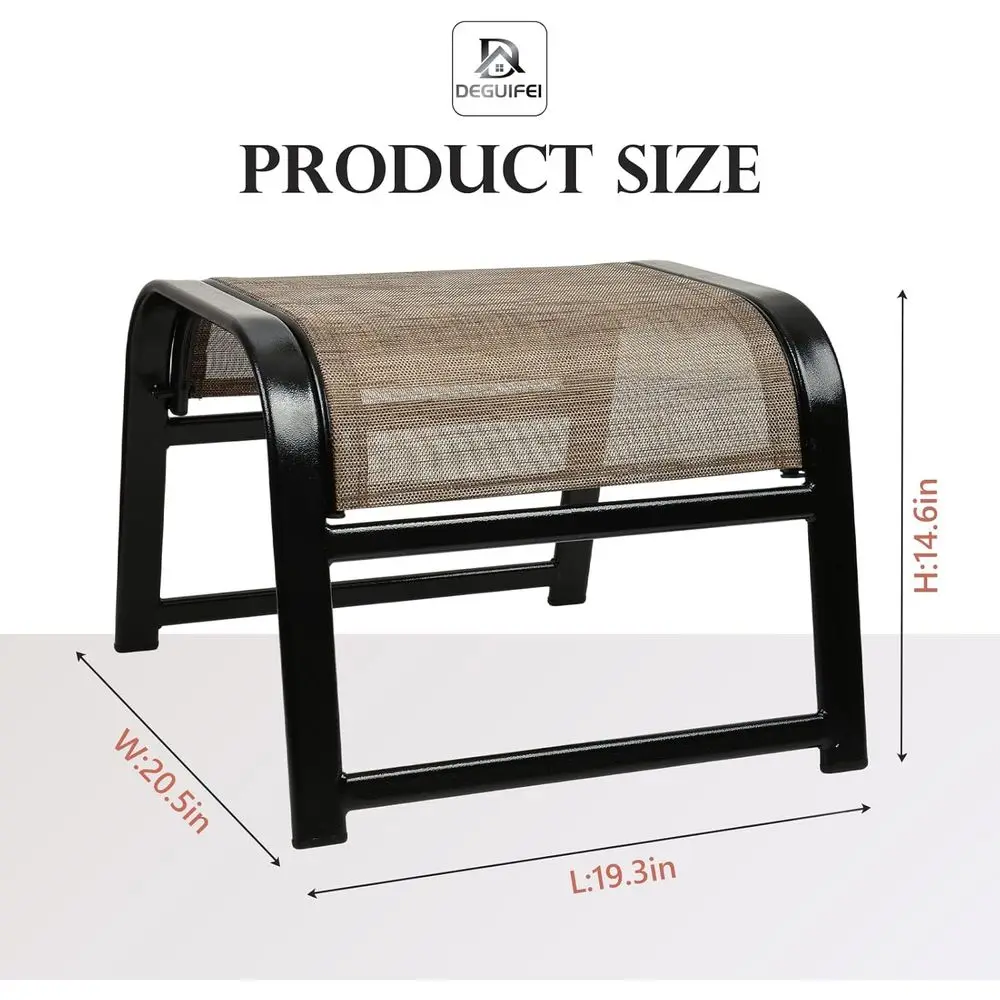 Patio Ottoman Set, Outdoor 2-P - Outdoor Furniture Iron ulasan dan harga