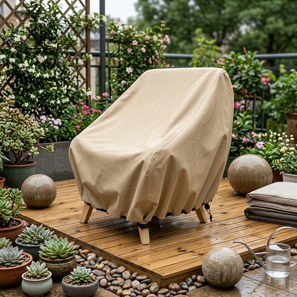 Waterproof Patio Chair Cover O - Outdoor Furniture Lounge Chair ulasan dan harga
