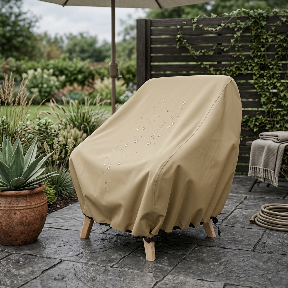 Waterproof Patio Chair Cover O - Outdoor Furniture Lounge Chair ulasan dan harga