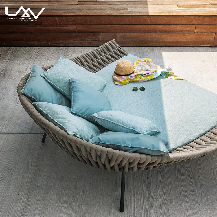 Modern Outdoor Garden Weave Ro - Outdoor Daybed Furniture ulasan dan harga