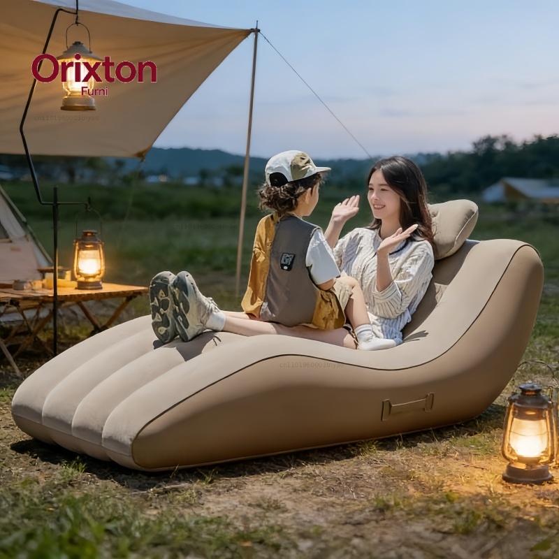 Outdoor Portable Self Inflatin - Outdoor Furniture Lounge Chair ulasan dan harga