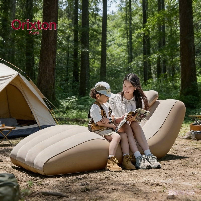 Outdoor Portable Self Inflatin - Outdoor Furniture Lounge Chair ulasan dan harga