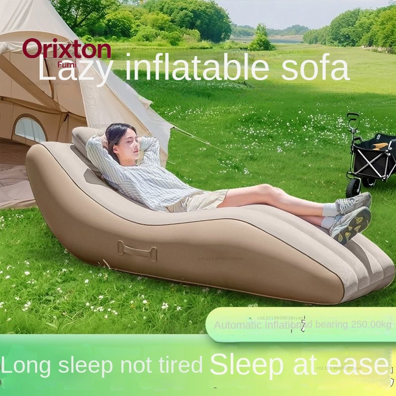 Outdoor Portable Self Inflatin - Outdoor Furniture Lounge Chair ulasan dan harga