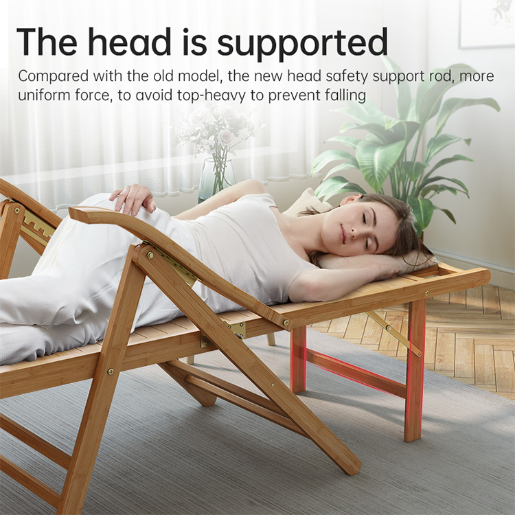 Lightweight Modern Design Bamb - Outdoor Furniture Lounge Chair ulasan dan harga