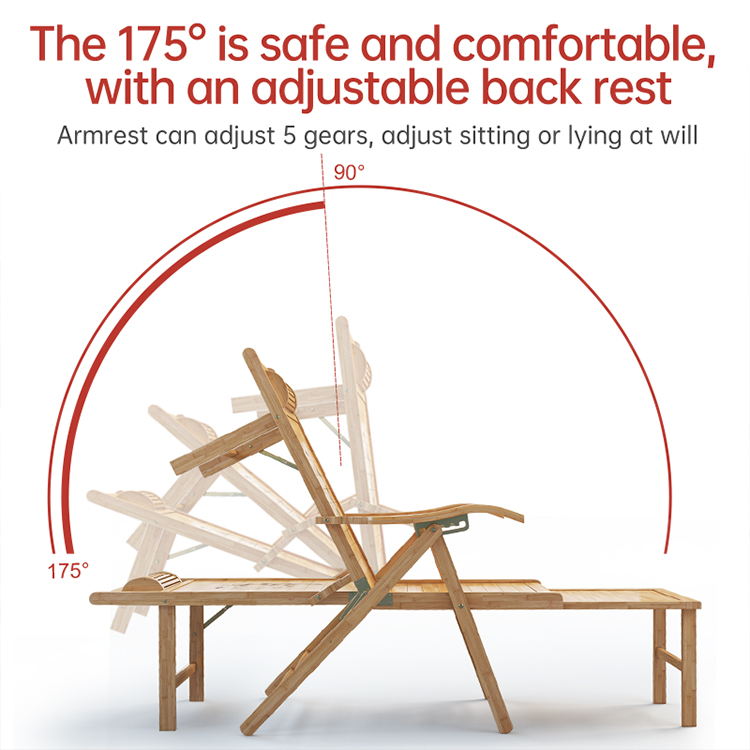 Lightweight Modern Design Bamb - Outdoor Furniture Lounge Chair ulasan dan harga