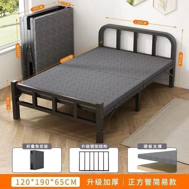 Single Folding Bed Outdoor Wro - Outdoor Furniture Iron ulasan dan harga