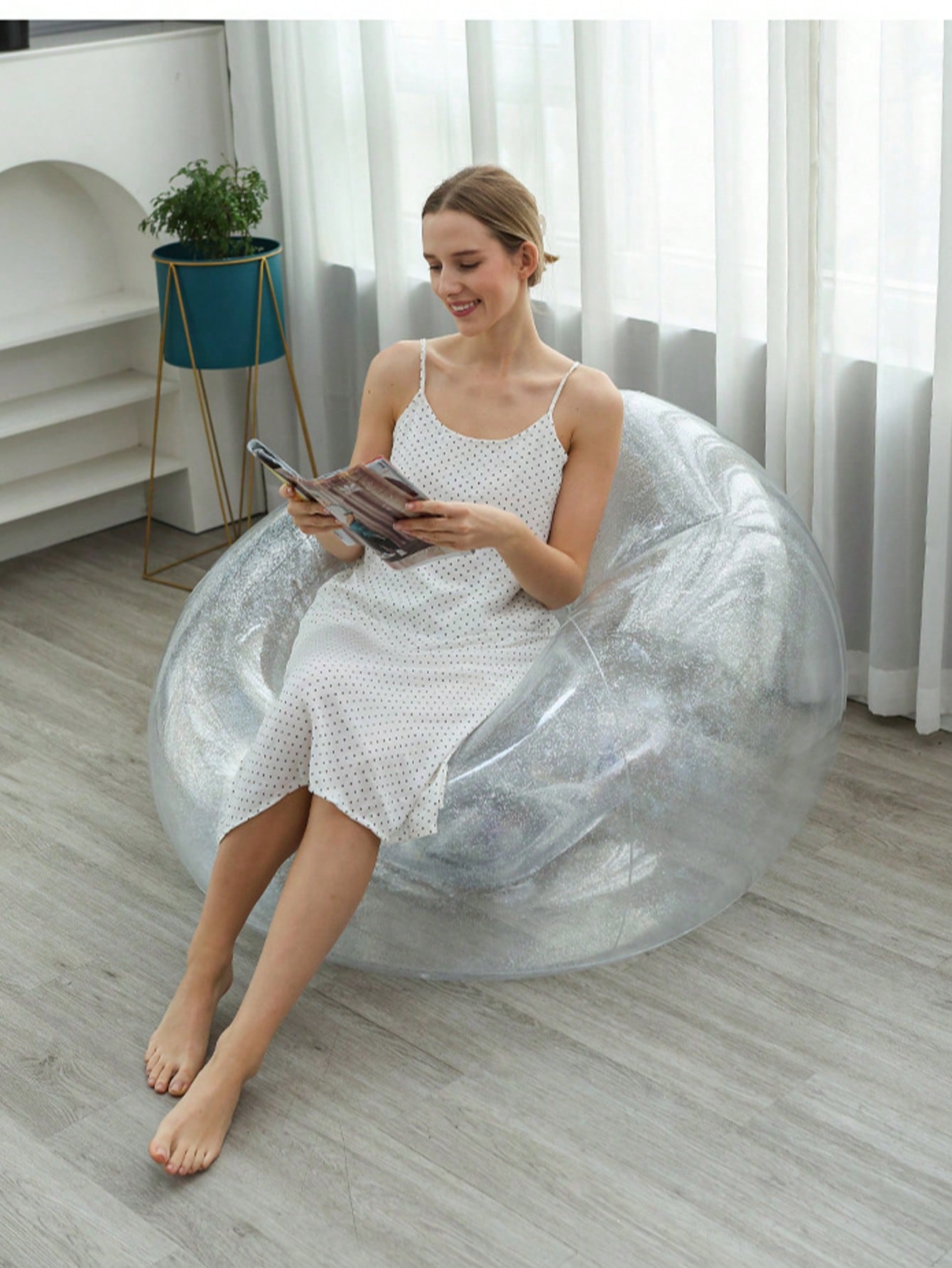 1pcs PVC Inflatable Lounge Cha - Outdoor Furniture Lounge Chair ulasan dan harga
