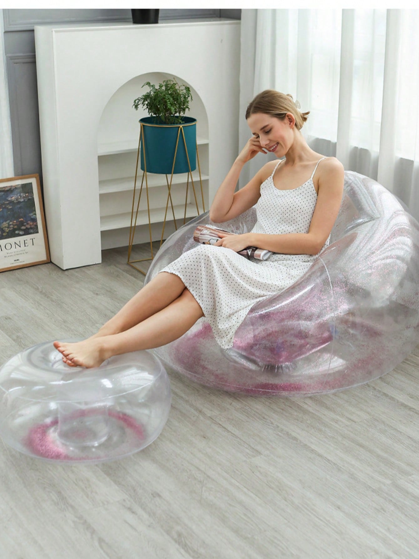 1pcs PVC Inflatable Lounge Cha - Outdoor Furniture Lounge Chair ulasan dan harga