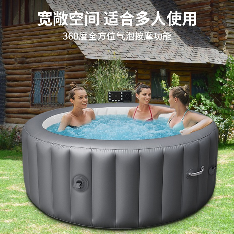 Inflatable SPA Pool Inflatable - Inflatable Hot Tub ulasan dan harga