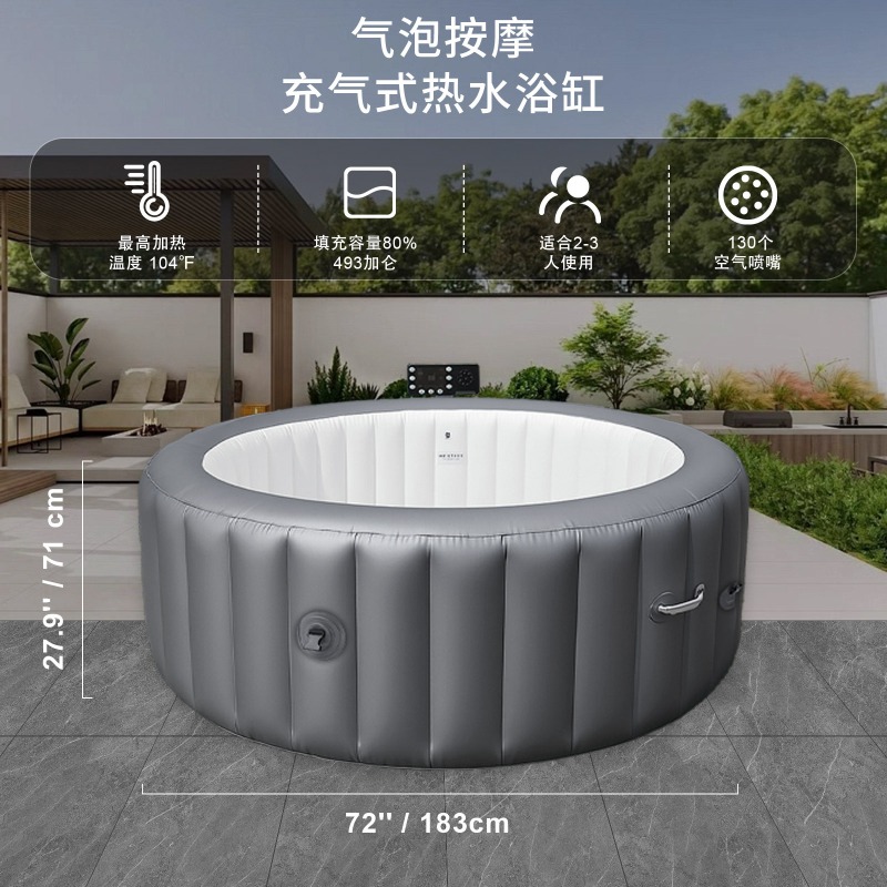Inflatable SPA Pool Inflatable - Inflatable Hot Tub ulasan dan harga