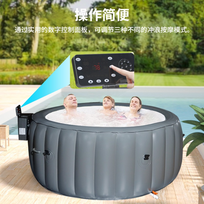 Inflatable SPA Pool Inflatable - Inflatable Hot Tub ulasan dan harga