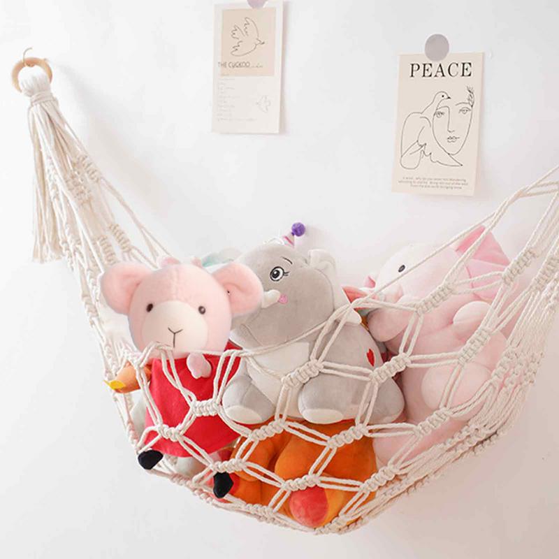Macrame Hammock Net Toys Stora - Outdoor Furniture Kids ulasan dan harga