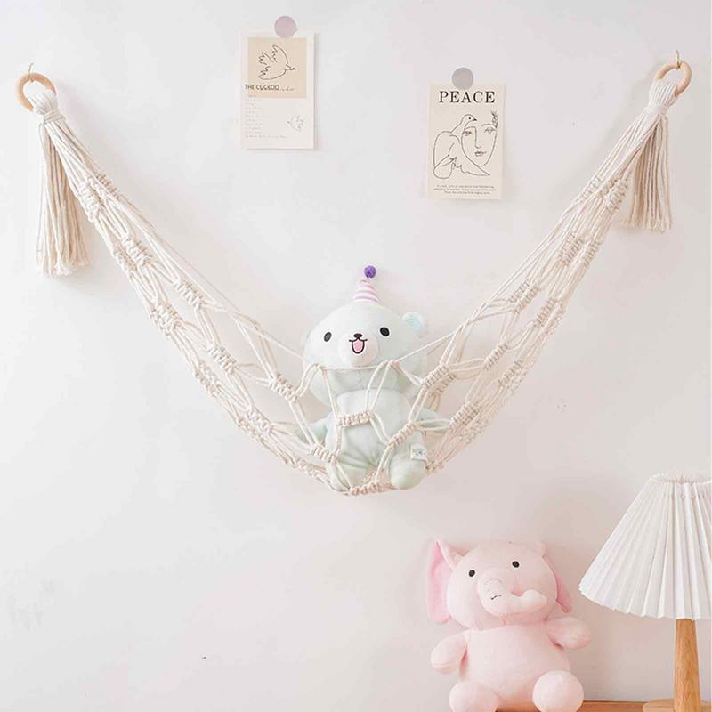 Macrame Hammock Net Toys Stora - Outdoor Furniture Kids ulasan dan harga